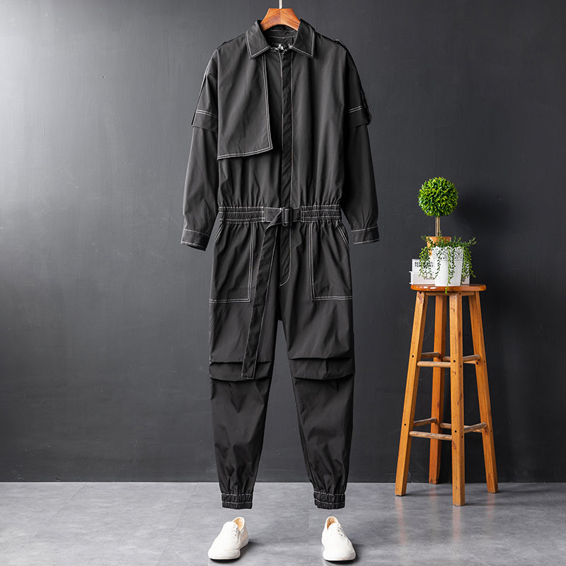 Men's Long Sleeve Coverall Cotton Blend