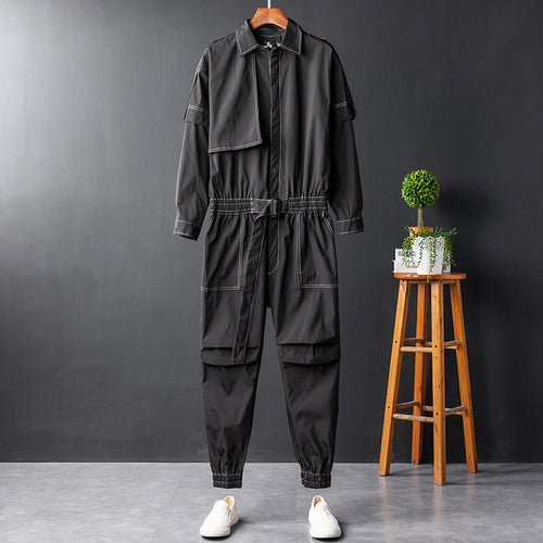 Men's Long Sleeve Coverall Cotton Blend