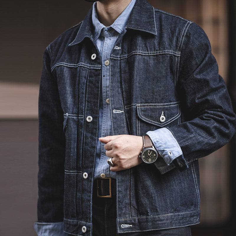 American Classic Vintage Denim Jacket For Men