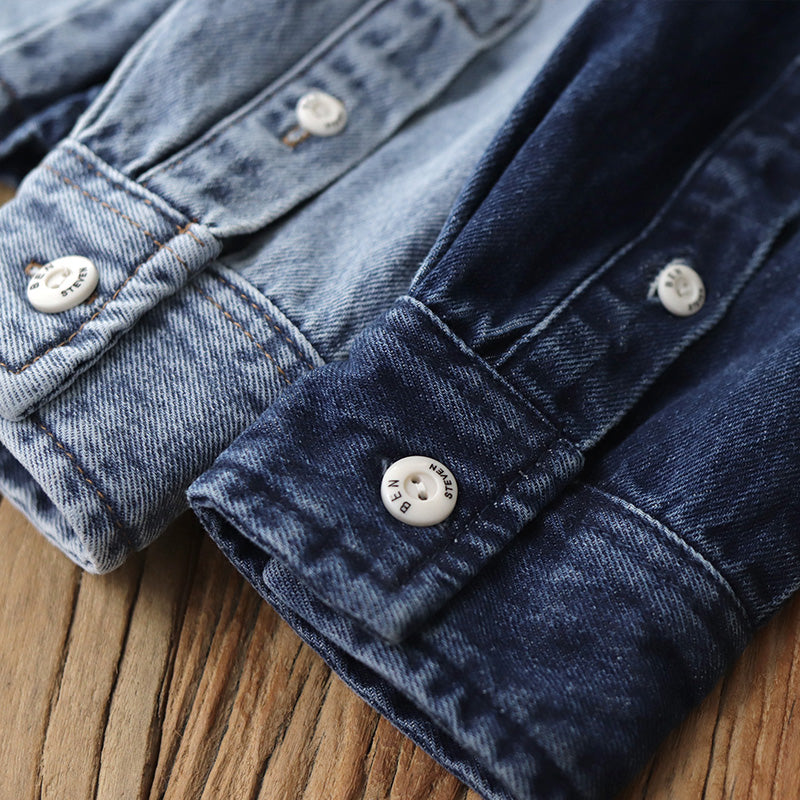American Retro Heavy Denim Jacket