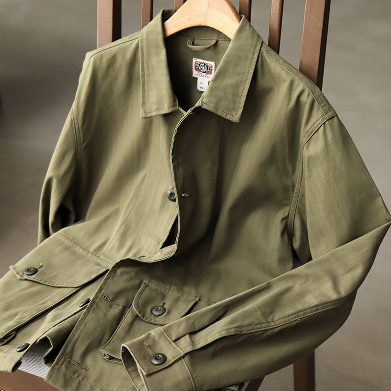 American Retro Loose Multi-Port Cargo Jacket