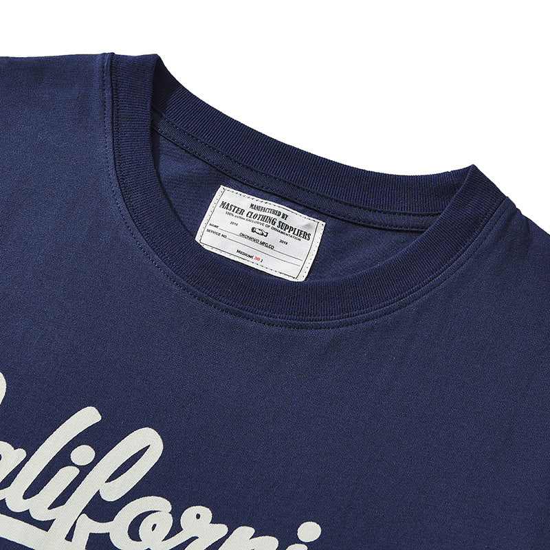 1976 California Rider Print Cotton T-shirt