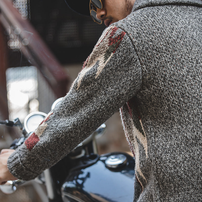 Retro  Navajo Cardigan  Sweater Jacket
