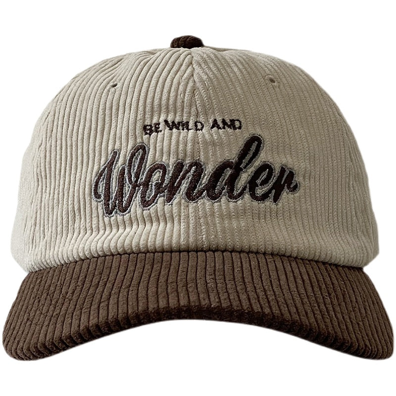 Retro Corduroy Baseball Cap