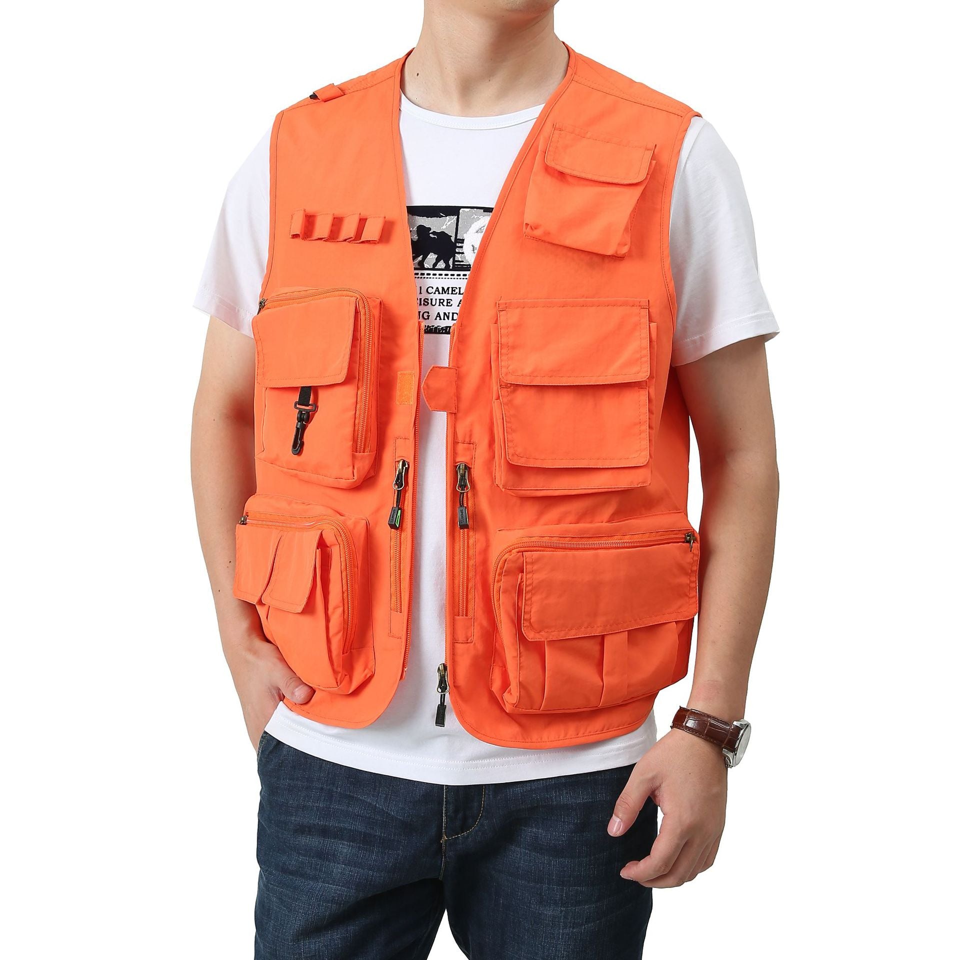 Multi-pocket Vest Men's Outdoor Quick-drying Vest