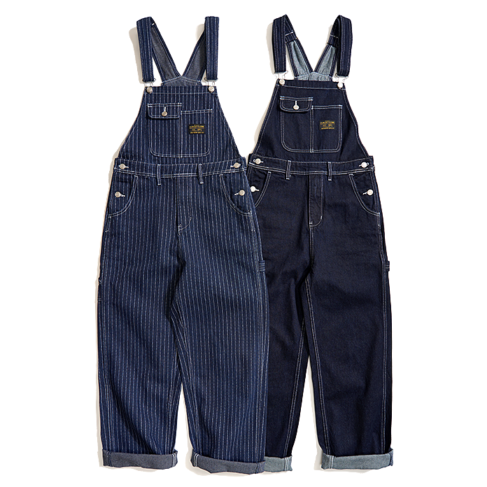 Winter Retro Denim Overalls