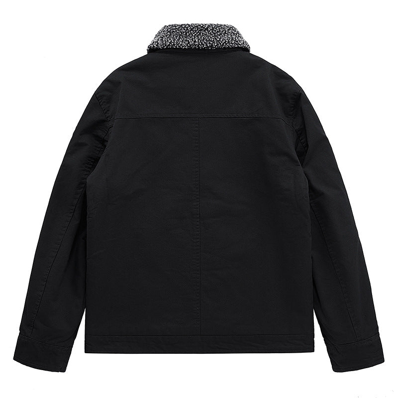 Men's Lamb Velvet Cotton-padded Jacket N1 Winter Deck Suit Jacket