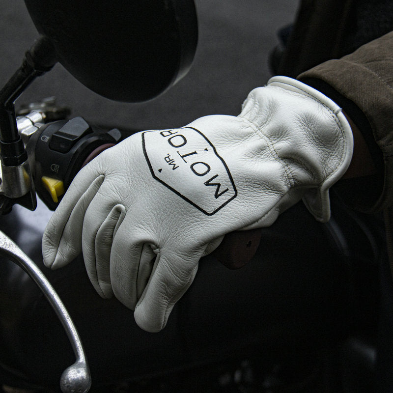 Retro Thick Leather Motorcycle Winter Warm Gloves