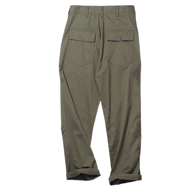 Men's 90s Retro Military Style Loose Casual Trousers