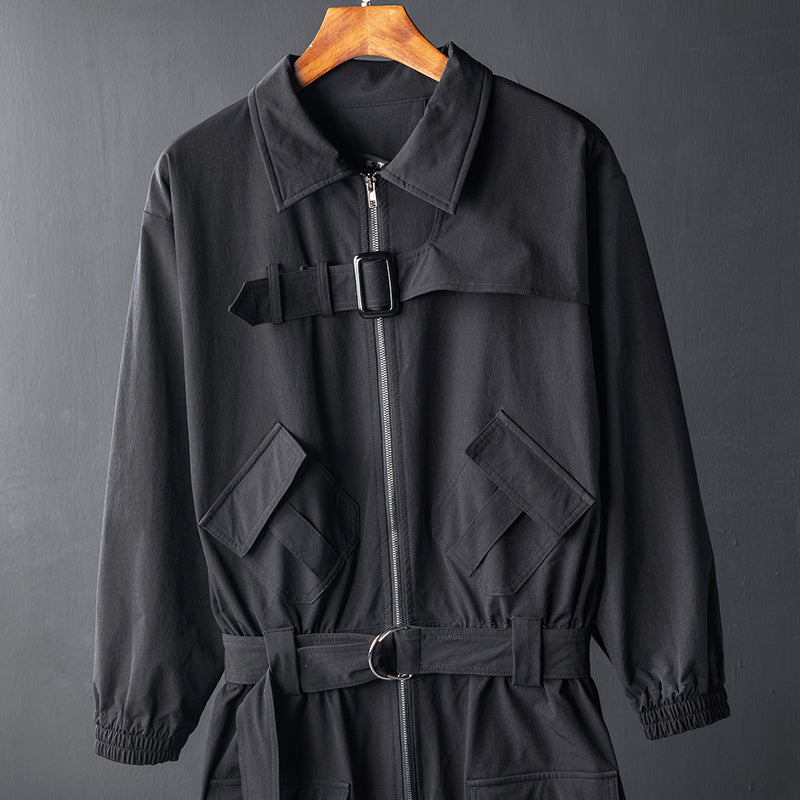 Men's Long Sleeve Coverall Cotton Blend