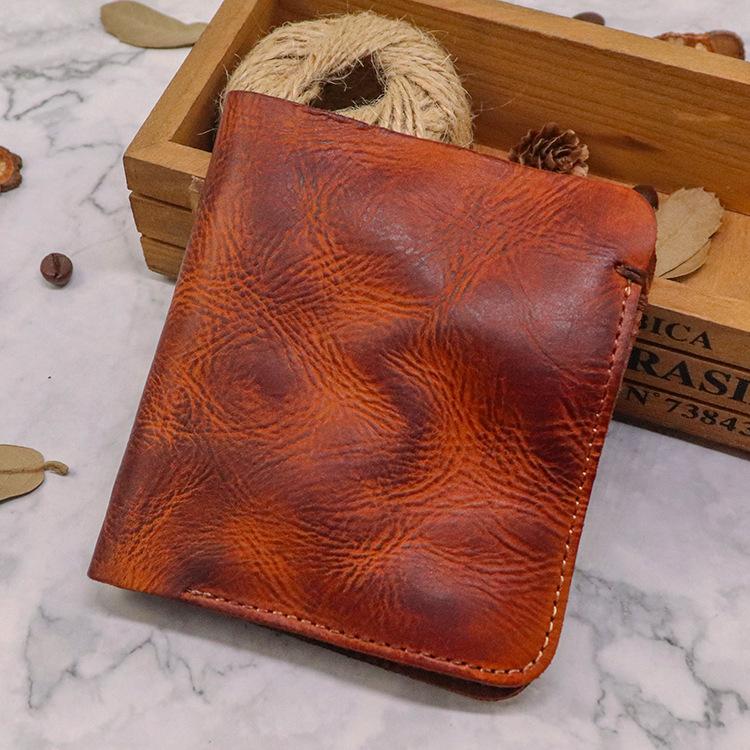 Mens Distressed Bifold Soft Vintage Wallet