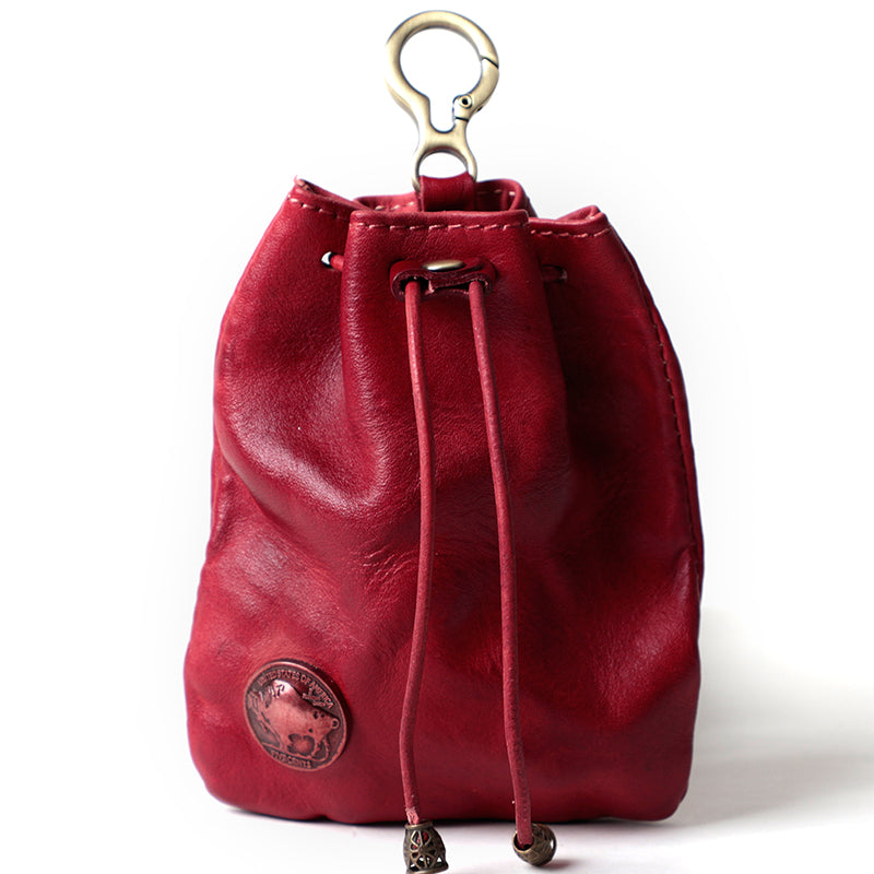 Retro Leather Coin Bag Storage Bag