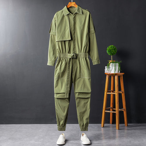 Men's Long Sleeve Coverall Cotton Blend
