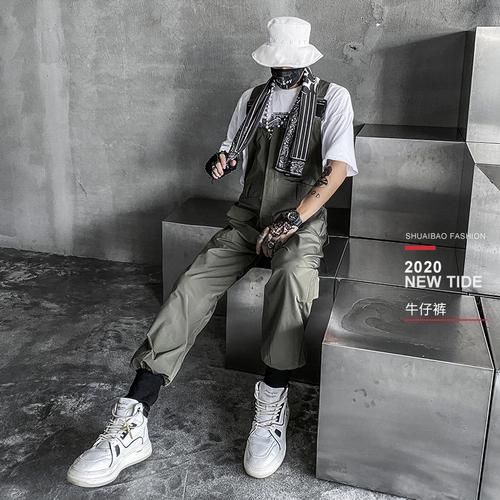 Men's Dark Overalls