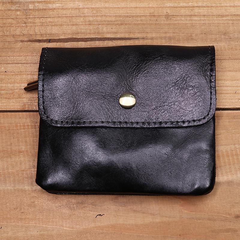 Red Handmade Small Wallet Coin Purse Card Case