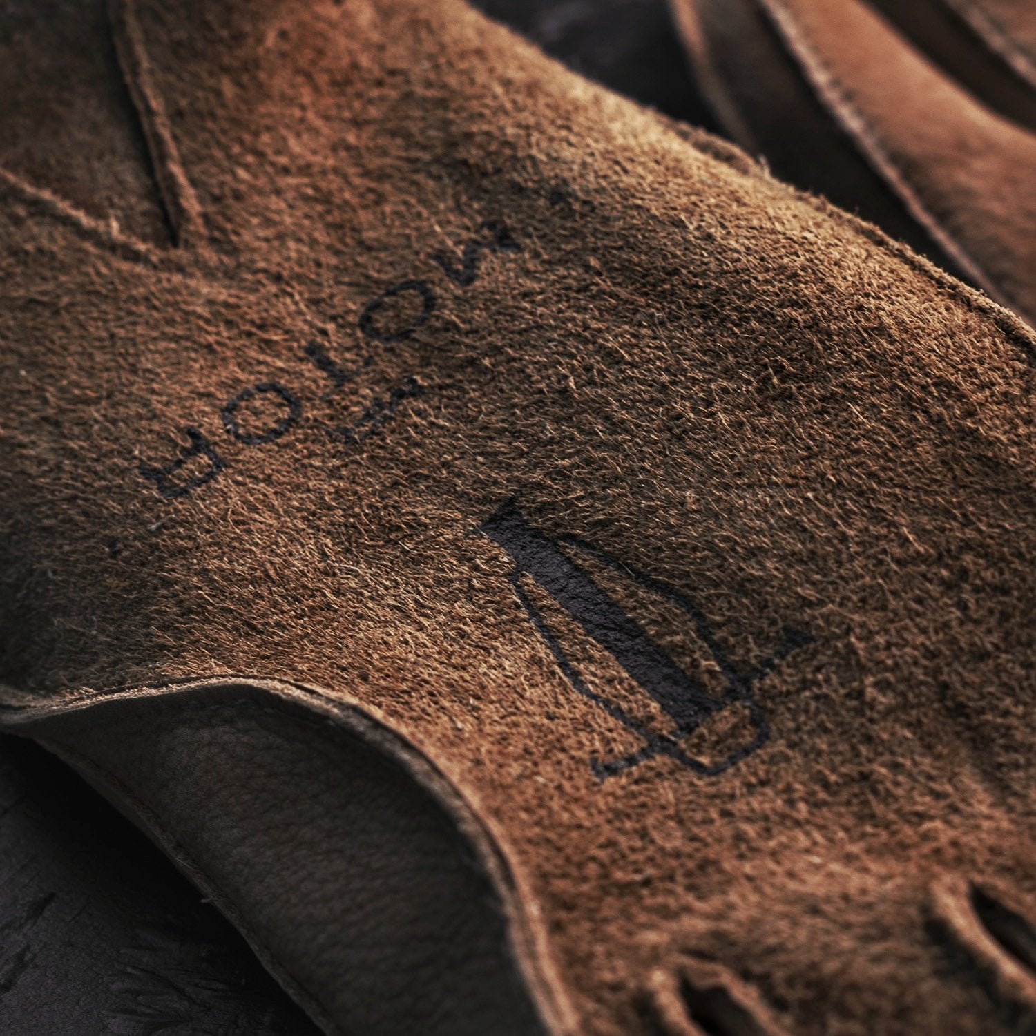 Cowhide Leather Outdoor Retro Motorcycle Gloves