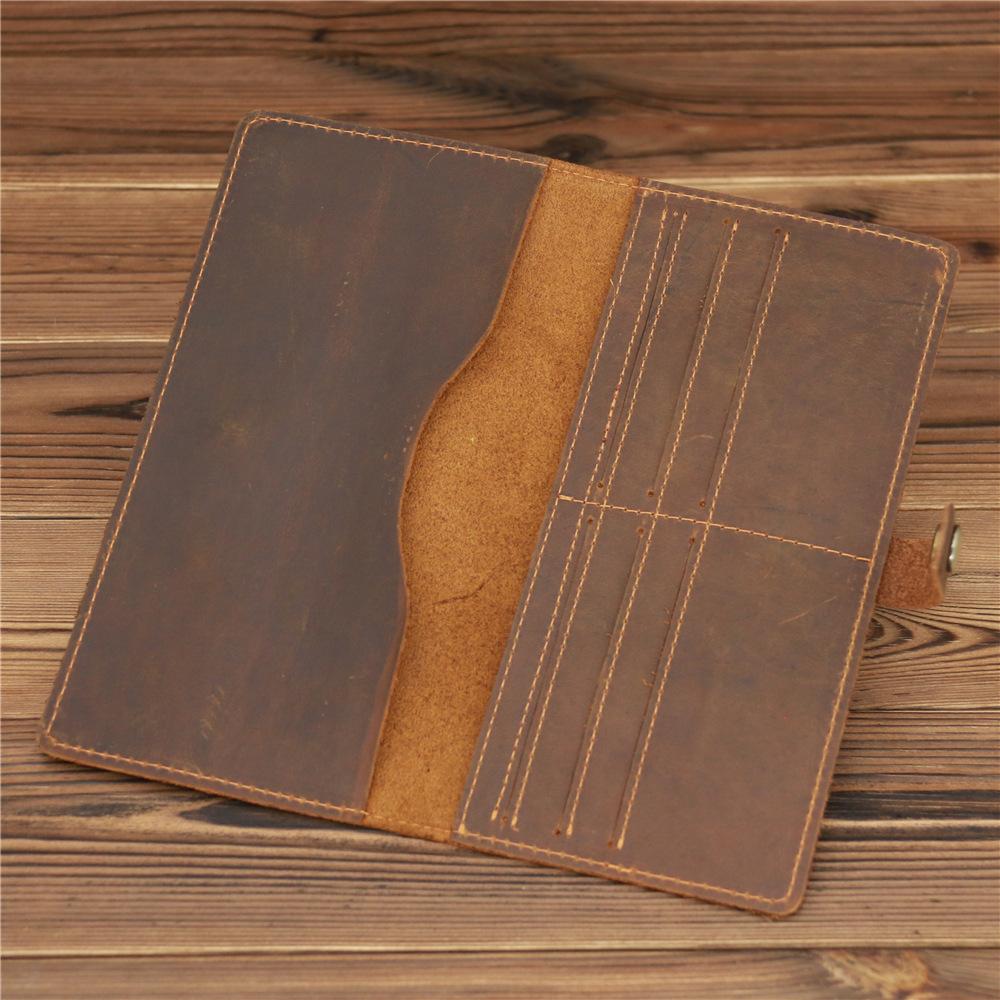 Retro Bifold Multi-card slot Leather Wallet