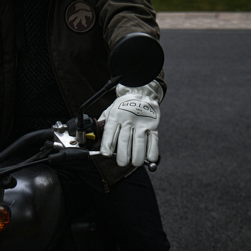 Retro Thick Leather Motorcycle Winter Warm Gloves