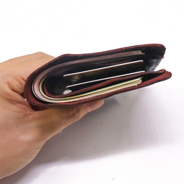 Mens Distressed Bifold Soft Vintage Wallet