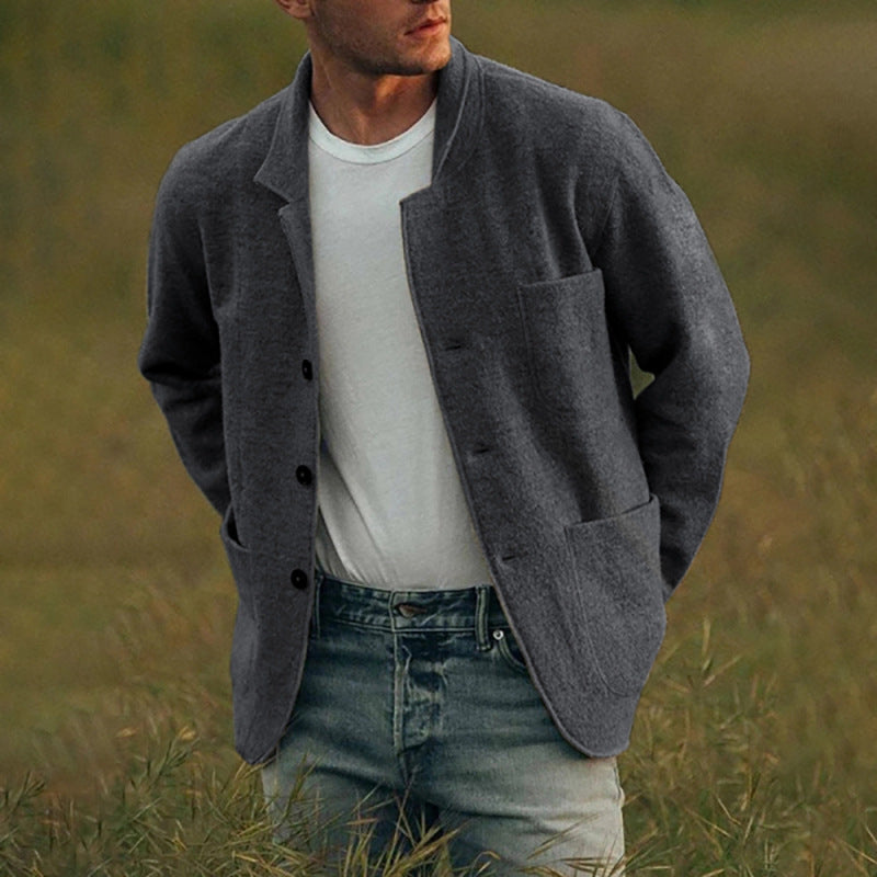 Men's Multi-pocket Cardigan Jacket