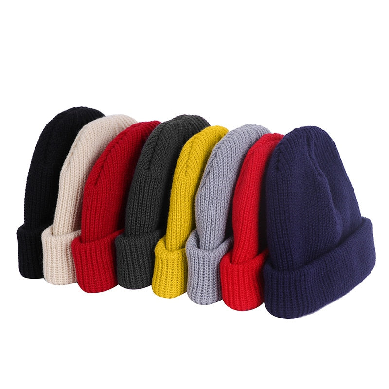 USN WATCH CAP 80% Wool WW2 Replica Winter Warm Knit Thick Cap Vintage Military Outdoor Hat