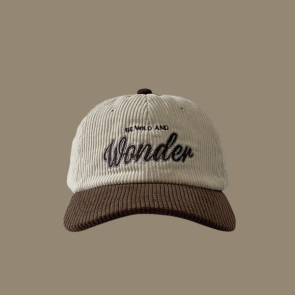 Retro Corduroy Baseball Cap