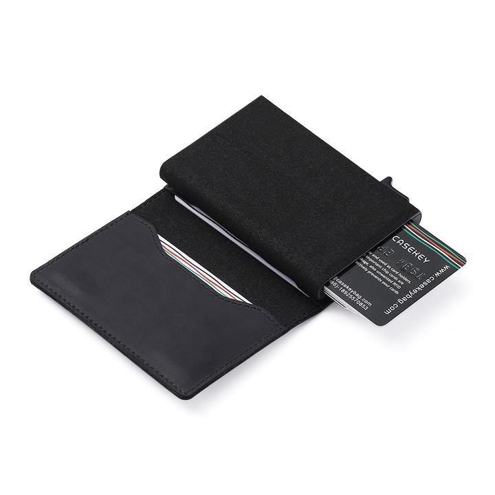 Smart AirTag Wallet Genuine Leather Wallet Key Case