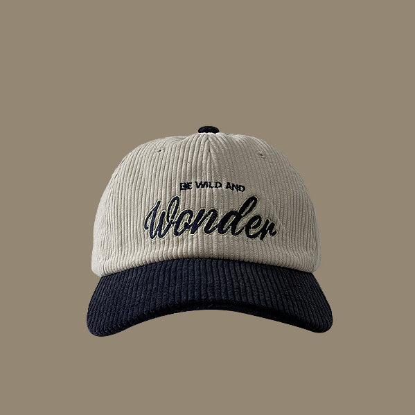 Retro Corduroy Baseball Cap