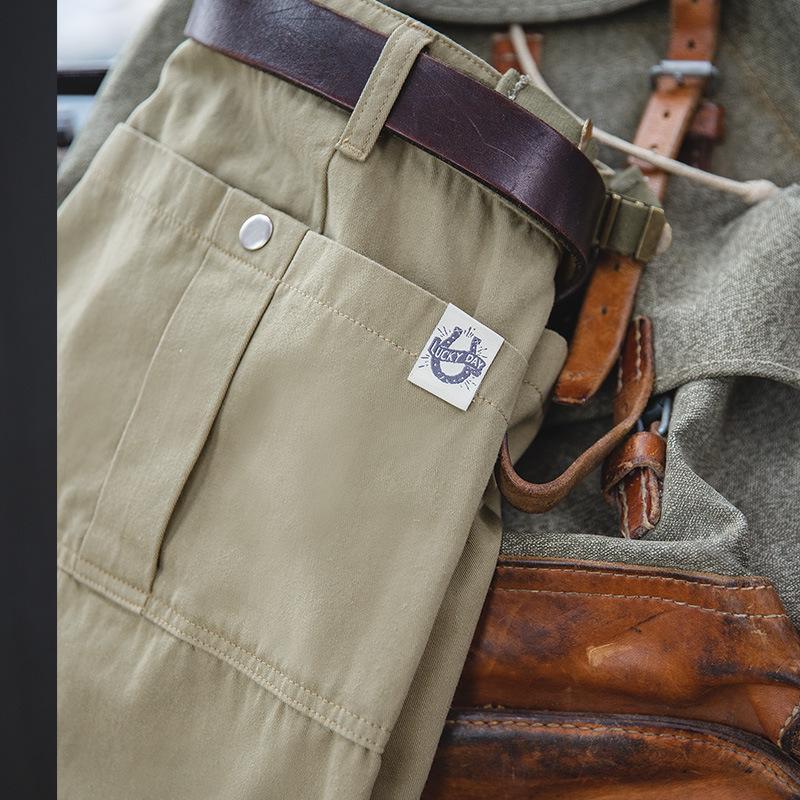 Retro Camouflage Big Pockets Shorts