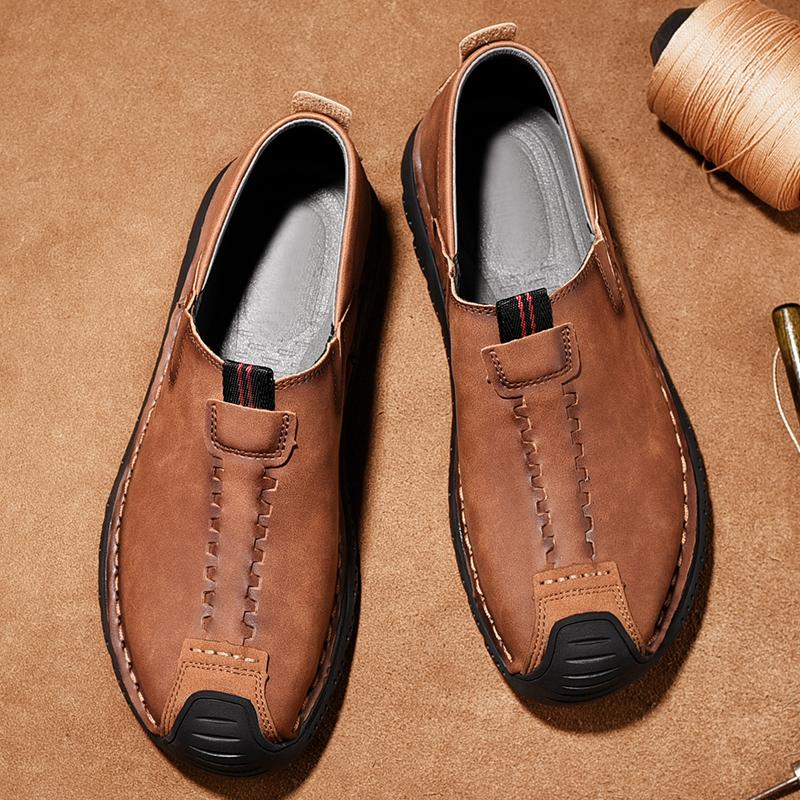 Men's Outdoor Hand-stitched Leather Shoes