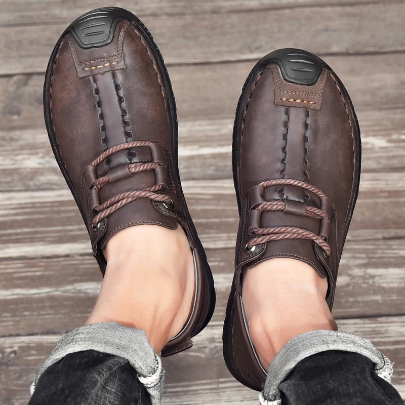 Men's Outdoor Hand-stitched Leather Shoes