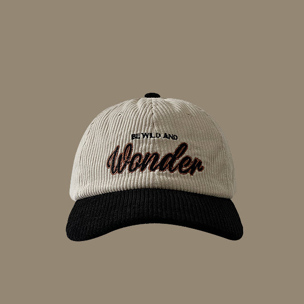 Retro Corduroy Baseball Cap