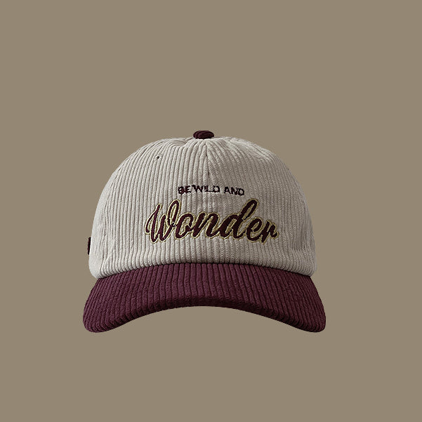 Retro Corduroy Baseball Cap