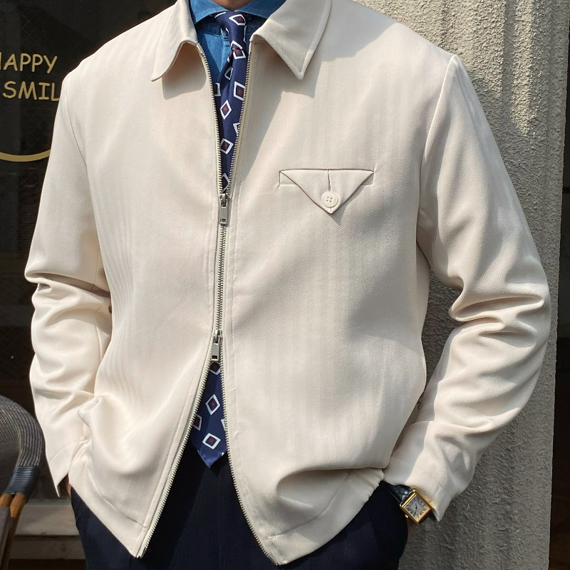 Men's Autumn And Winter Anti-wrinkle Slim-fit Lapel Casual Jacket