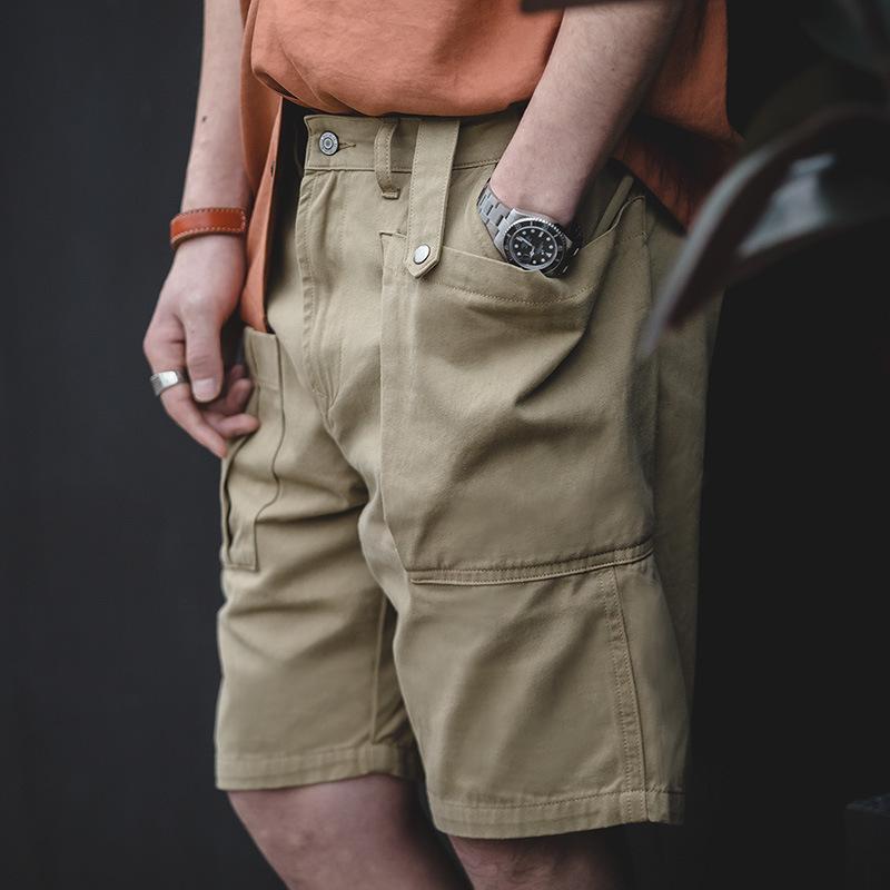 Retro Camouflage Big Pockets Shorts