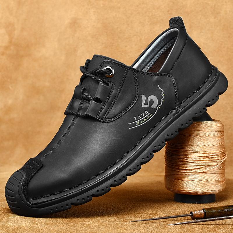 Men's Outdoor Hand-stitched Leather Shoes