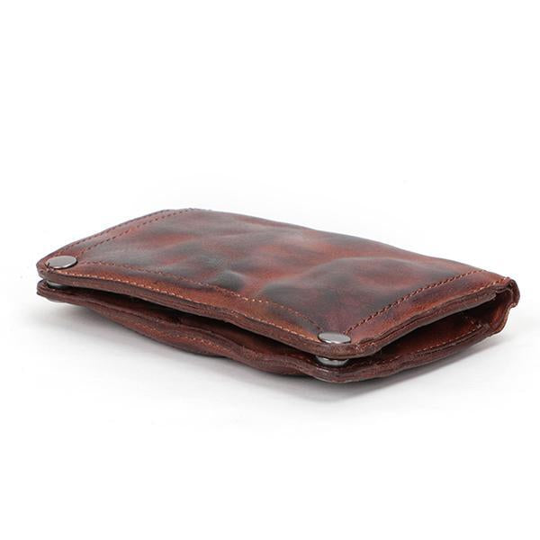 Vintage Italian Distressed Bifold Men's Western Wallet
