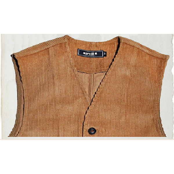 Western Vintage Corduroy Tool Vest